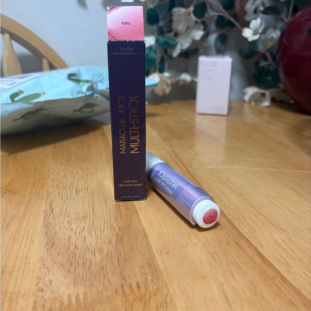 Tarte Maracuja Juicy Multi-Stick ~ TUTU ~Full Sz 0.3oz ~ BNIB ~ AUTHENTIC